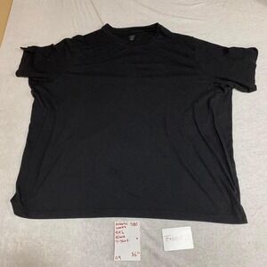 Athletic works black t-shirt men 4XL. SKU580